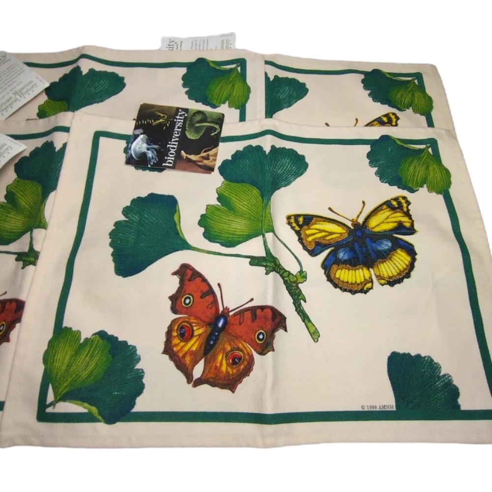 American Museum of Natural History Vintage Butterfly Placemats (4) - Picture 2 of 7